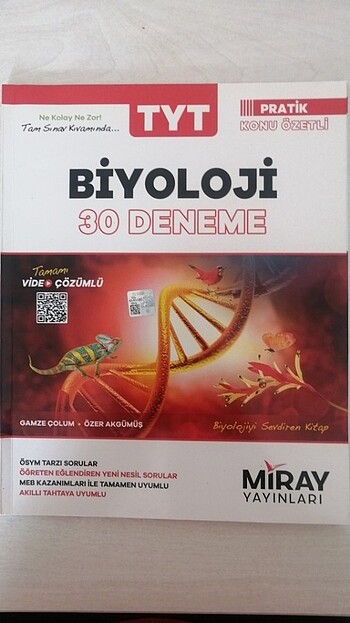 miray tyt biyoloji branş denemesi