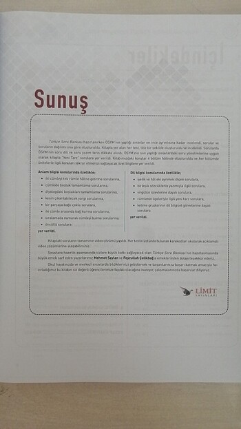  Beden limit tyt türkçe soru bankası