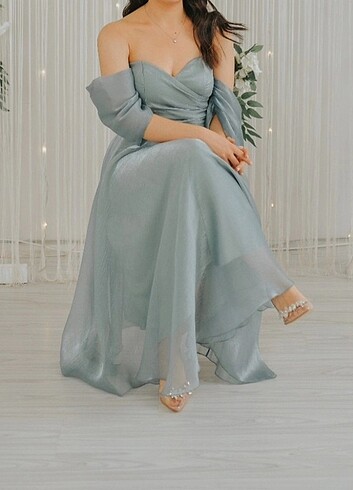saten abiye. nişan elbisesi
