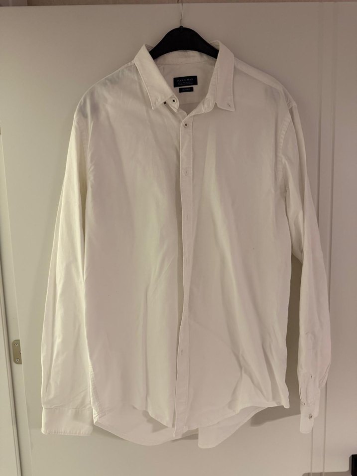 Zara Man Slim Fit Beyaz Erkek Rozeti - Görsel 2