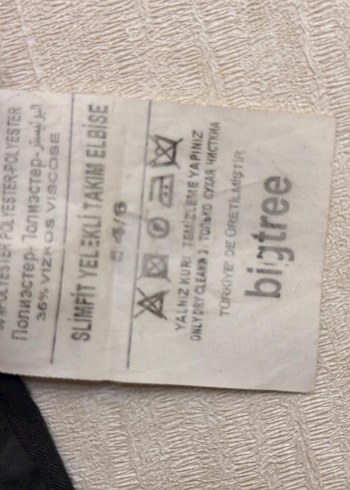 Erkek 54 Beden Siyah Kolsuz Yelekli Takım Elbise - Görsel 4