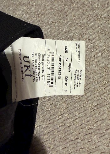 Siyah Çizgili 52 Beden Erkek Takım Elbise - Görsel 5