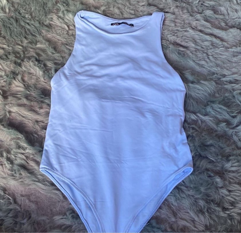 Mavi Minimalist Kadın bluz - Görsel 5