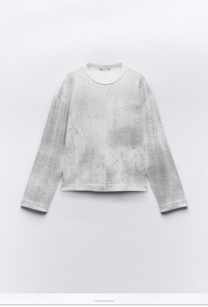 Gri Kadın Rahat Kesim sweatshirt - Görsel 5