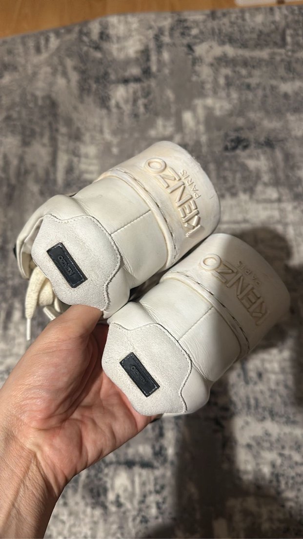 kenzo Beyaz Zebra Desenli Kadın Spor Ayakkabı - Görsel 3