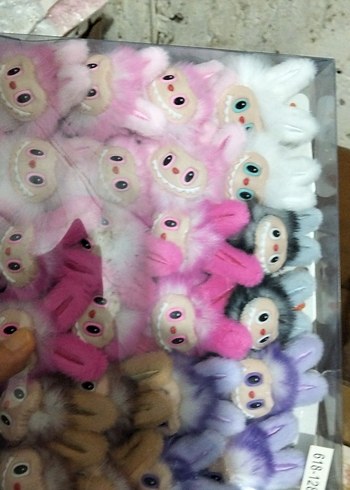 Renkli Bağlamalı Lastikli Çocuk Saç Tokaları - Görsel 2