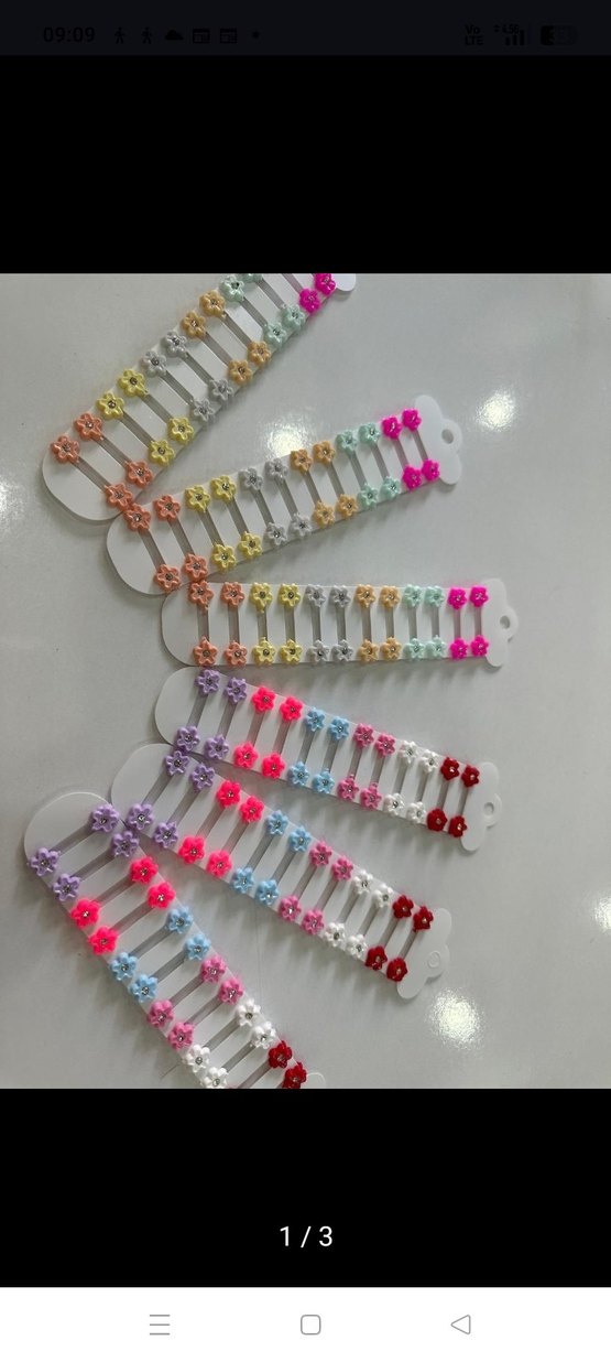 Renkli Bağlamalı Lastikli Çocuk Saç Tokaları - Görsel 4