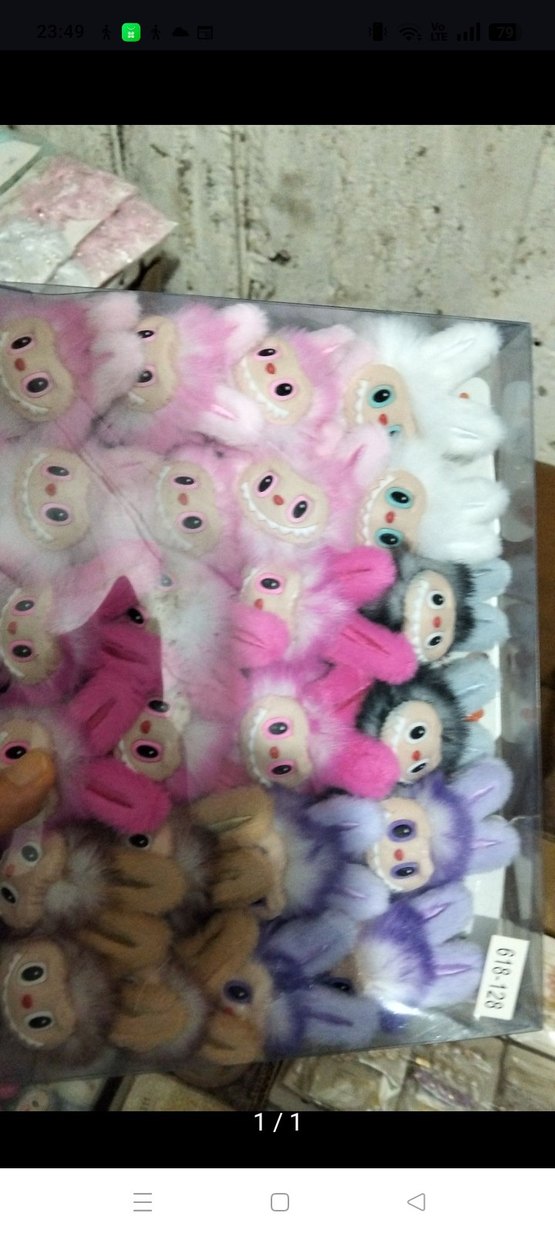 Renkli Bağlamalı Lastikli Çocuk Saç Tokaları - Görsel 2