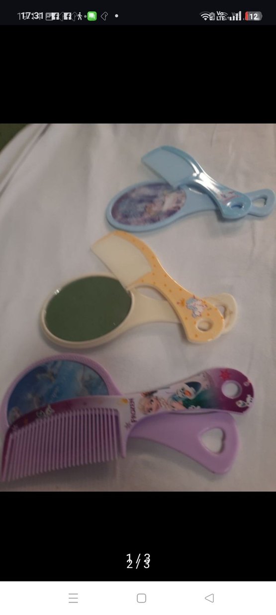 ikili ayna tarak set - Görsel 2