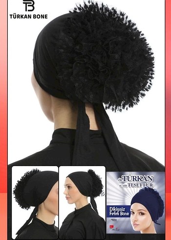 Kadın Çok Renkli Fırfırlı Saç Aksesuarı - Görsel 3