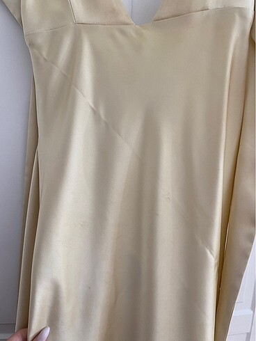 xs Beden sarı Renk Butter yellow zara elbise