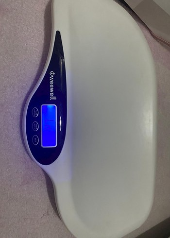 Weewell Dijital Bebek Tartısı Beyaz