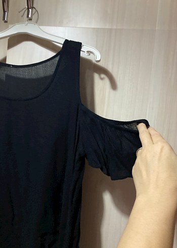 LC Waikiki Siyah Salaş Dökümlü Kadın Bluz