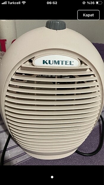 Isıtıcı masa üstü Kumtel son fiyat 2000w