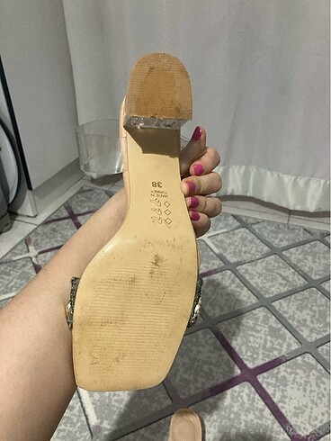 38 Beden Terlik taşlı 38