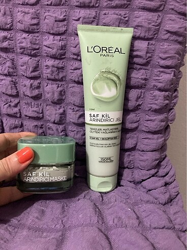 Maske loreal Paris iki ürün