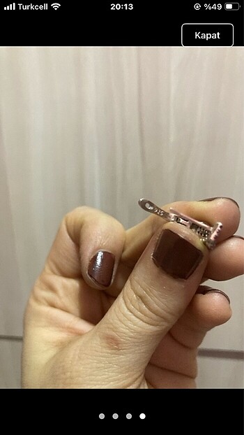 Beden pembe Renk Küpe taşlı gümüş rose 925