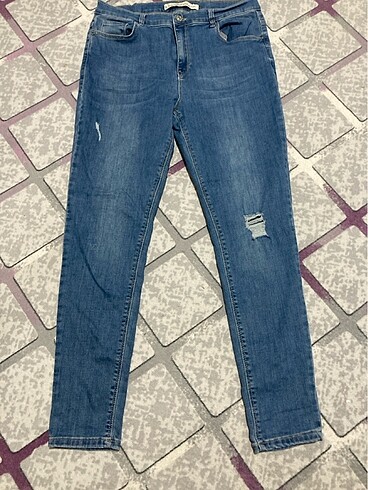 Pantalon kot likralı 44 beden yeni