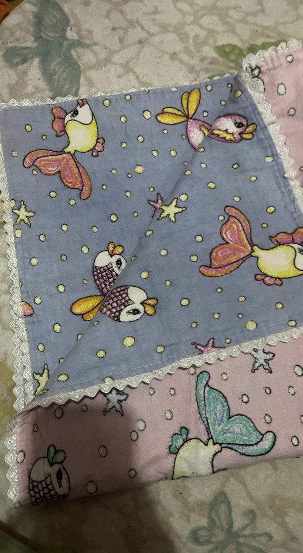 Nakışlı Pembe Çocuk Battaniyesi temiz - Görsel 2