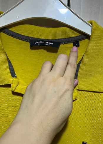 Erkek Sarı Polo Yaka Kısa Kollu Tişört yeni - Görsel 2