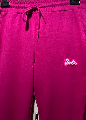 Kadın Parlak Pembe Rahat Eşofman Altı yeni - Görsel 2