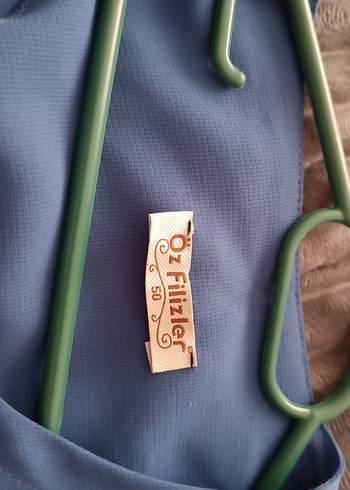mavi renk krep kumaş kadın giy-çık kurtarıcı ferace