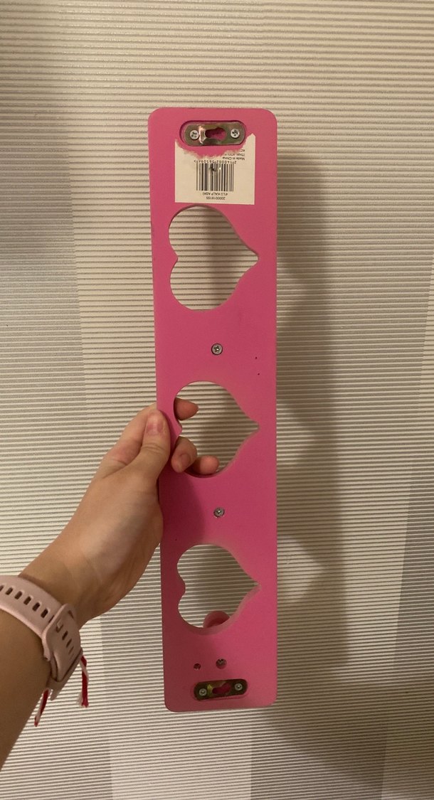 Kalp Desenli Pembe Askılık - Görsel 2