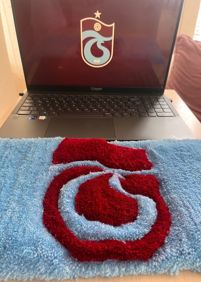 TRABZONSPOR KLAVYE HALISI - Görsel 3