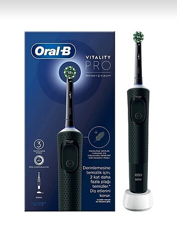 Oral-B D103 Vitality Pro Cross Action Şarjlı Diş Fırçası