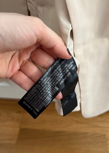 xs Beden Bej Kadın Ofis Blazeri, Düğmeli, Uzun Kollu