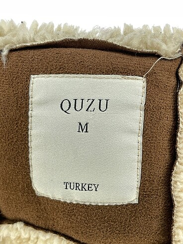 m Beden kahverengi Renk Quzu Mont %70 İndirimli.