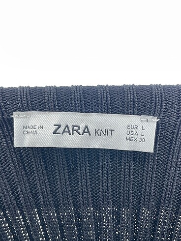 l Beden siyah Renk Zara Midi Etek %70 İndirimli.