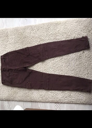 Pull and Bear Pull & Bear bordo pantolon 