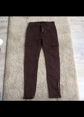 Pull & Bear bordo pantolon 