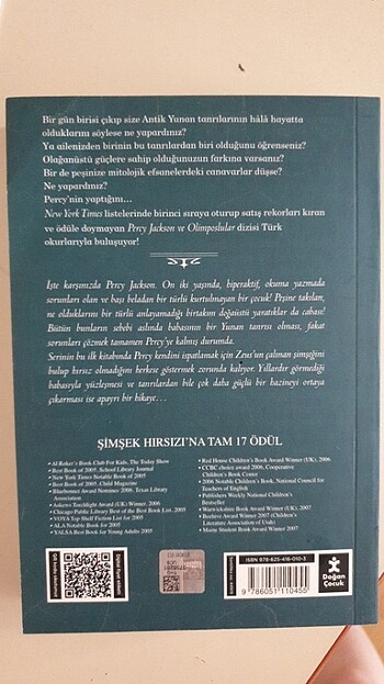  Beden Percy Jackson şimşek hırsızı