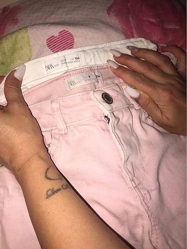 9 Yaş Beden çeşitli Renk Zara kot şort