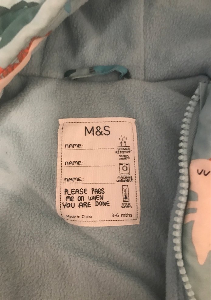 3-6 ay Bebek Erkek Dinozor Desenli Fermuarlı Tulumu - Görsel 2