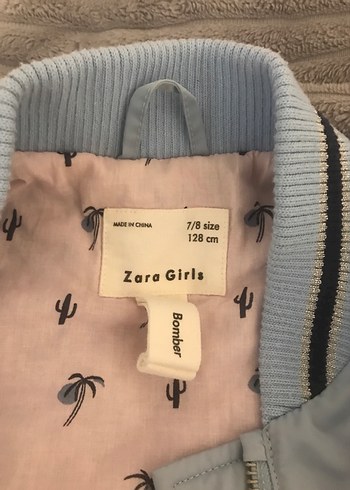 Açik Mavi  Çoçuk kız Ceket - Görsel 3