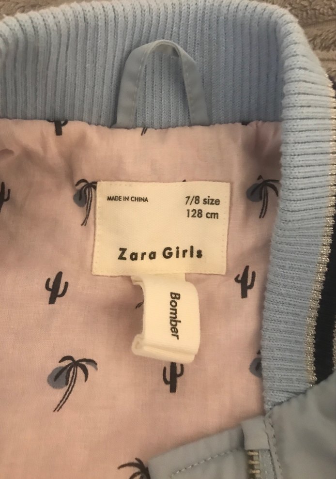 Açik Mavi  Çoçuk kız Ceket - Görsel 2