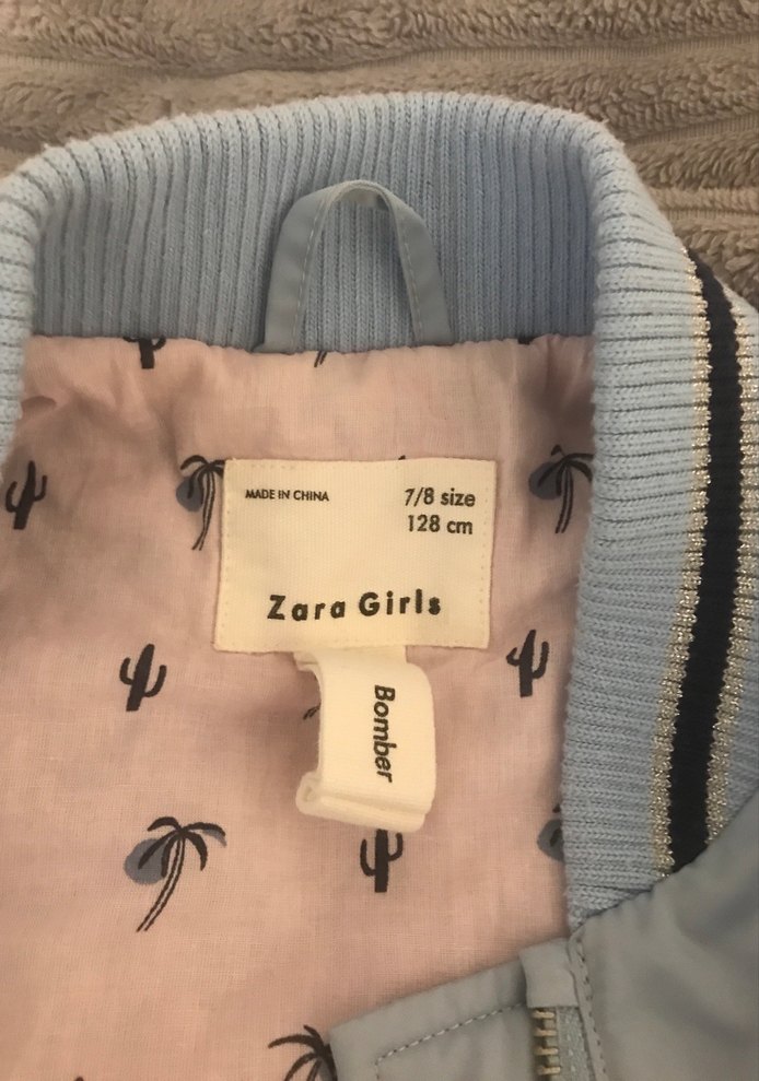 Açik Mavi  Çoçuk kız Ceket - Görsel 3