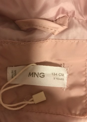 Kız Çocuk pembeKapüşonlu Şişme Mont - Görsel 6