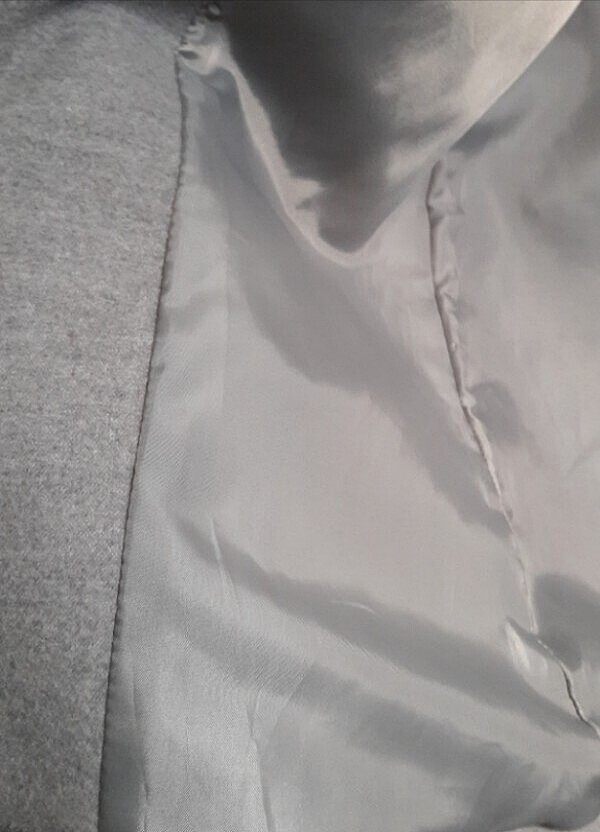 Gri koton kaban - Görsel 2