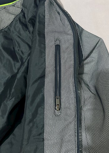 17-18 years Beden gri Renk Erkek Gri Fermuarlı Street Wear Ceket