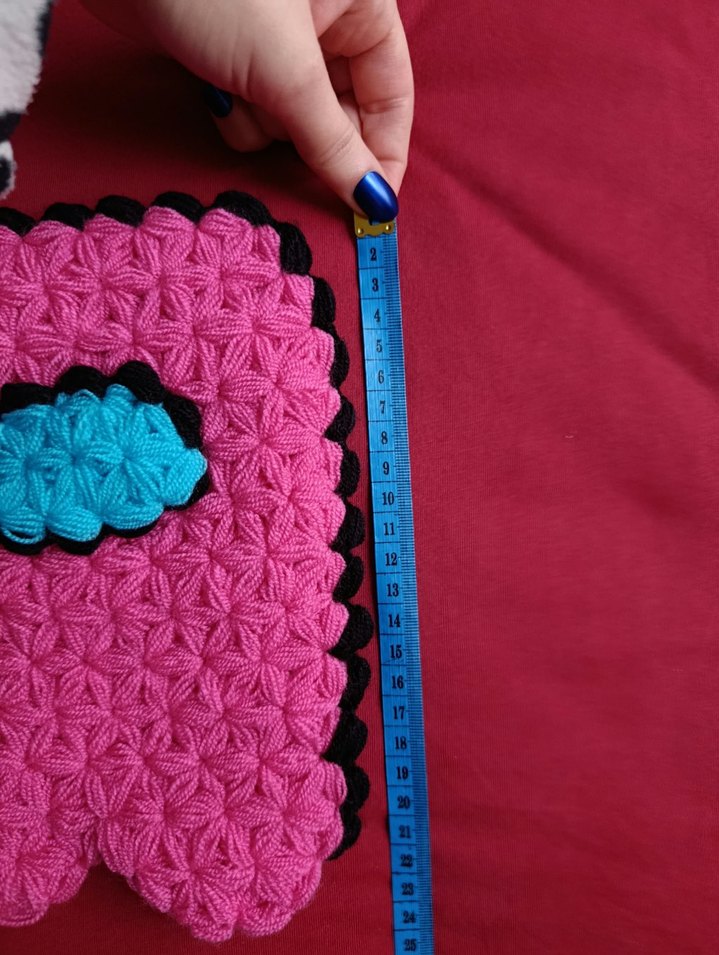 Among Us Kese Lif El Örgüsü - Görsel 3