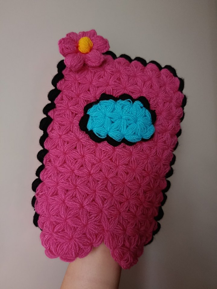 Among Us Kese Lif El Örgüsü - Görsel 5