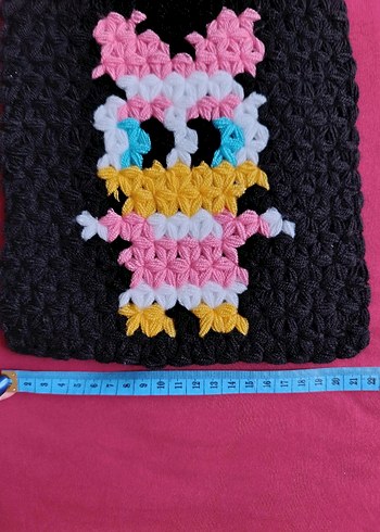 Daisy Duck El Yüz Bebek Lifi El Örgüsü - Görsel 2