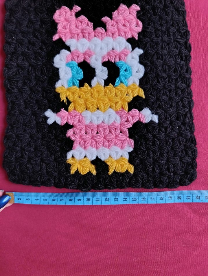 Daisy Duck El Yüz Bebek Lifi El Örgüsü - Görsel 2