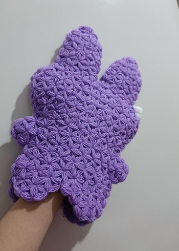 Tavşan Kese Lif El Örgüsü - Görsel 5