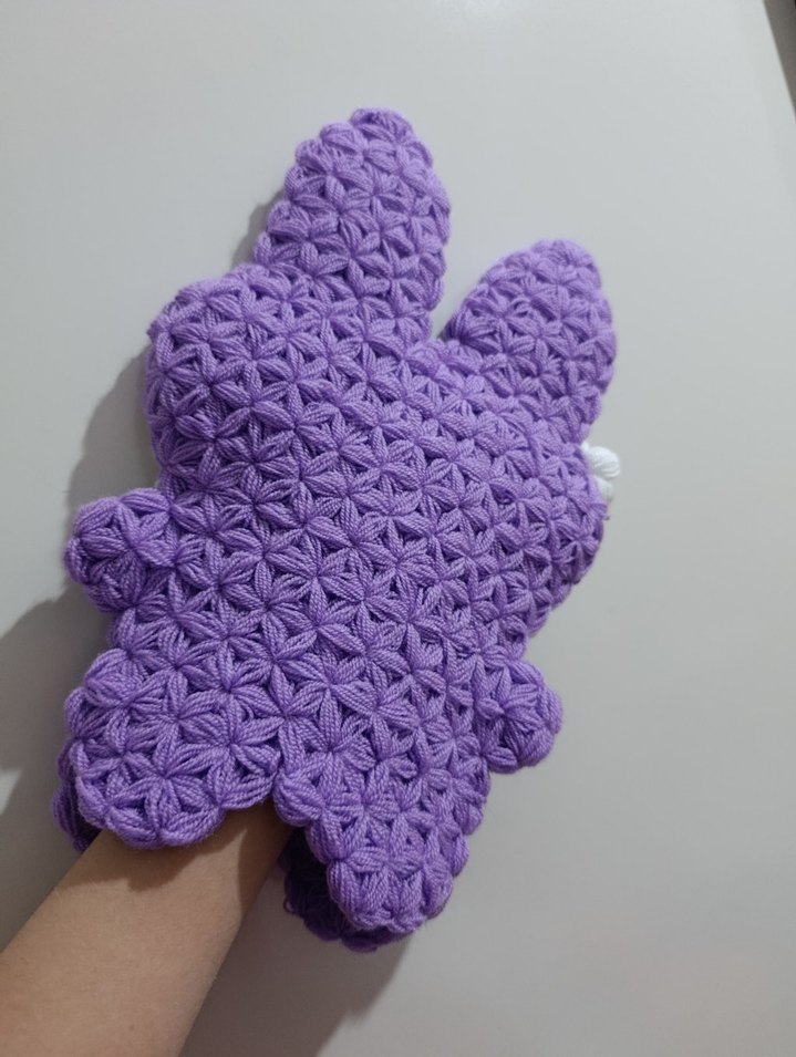 Tavşan Kese Lif El Örgüsü - Görsel 5