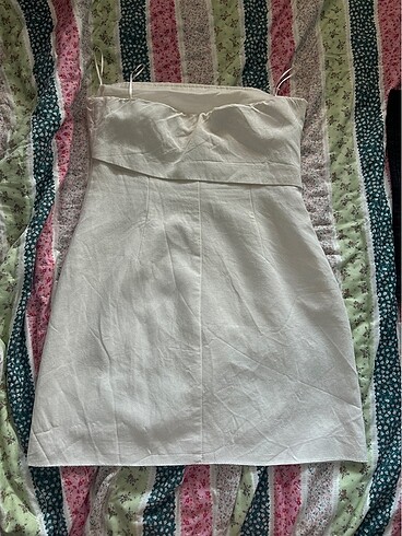 Zara straplez elbise